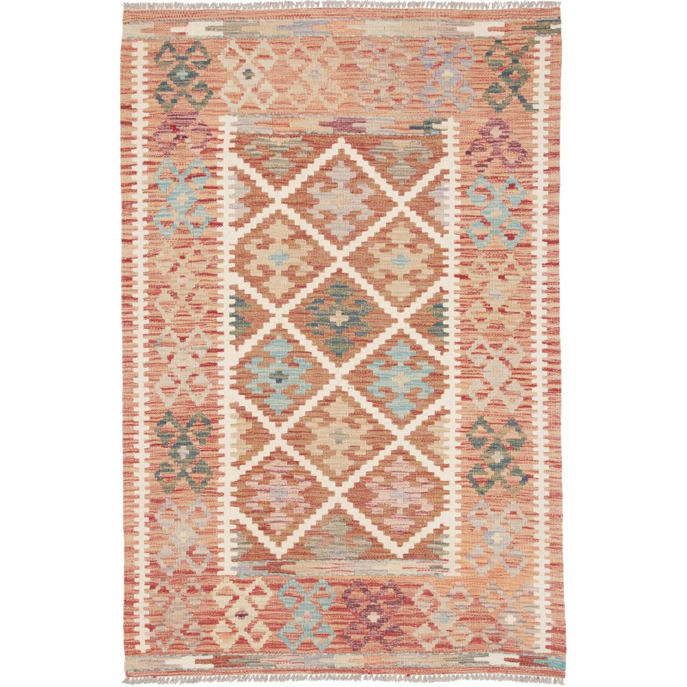 Tappeto Kilim Afghanistan marrone 99x150