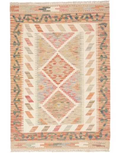 Tappeto Kilim Afghanistan marrone 79x117