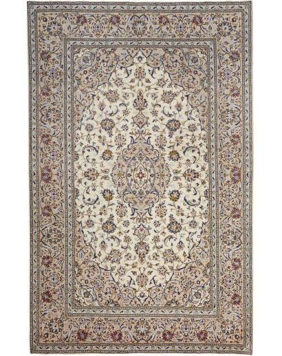 Tappeto Kashan Persia azzurro verde 190x298