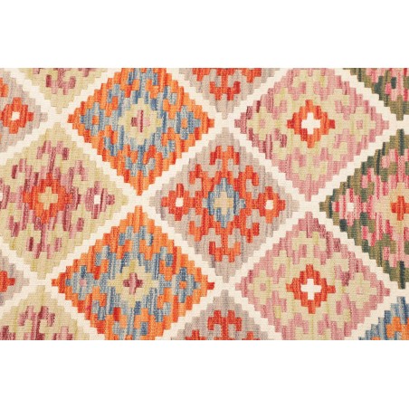 Tappeto Kilim Afghanistan marrone arancione 102x198