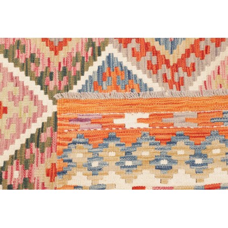Tappeto Kilim Afghanistan marrone arancione 102x198