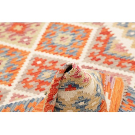 Tappeto Kilim Afghanistan marrone arancione 102x198