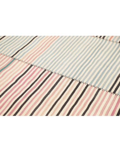 Tappeto Kilim Persia bianco grigio 200x305