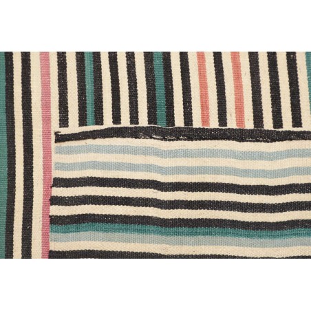 Tappeto Kilim Persia bianco grigio 200x305