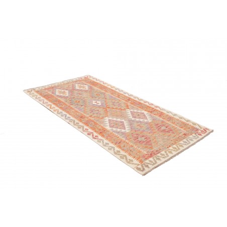 Tappeto Kilim Afghanistan marrone rosso 101x196