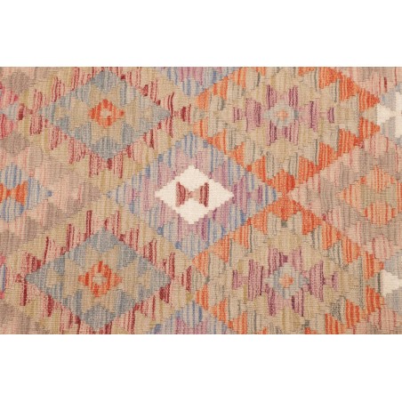 Tappeto Kilim Afghanistan marrone rosso 101x196
