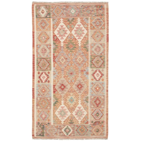 Tappeto Kilim Afghanistan marrone 111x198
