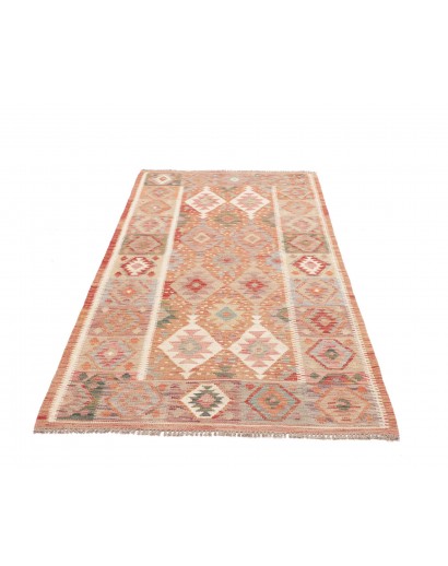 Tappeto Kilim Afghanistan marrone 111x198