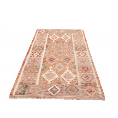 Tappeto Kilim Afghanistan marrone 111x198