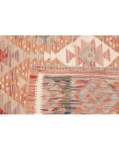 Tappeto Kilim Afghanistan marrone 111x198