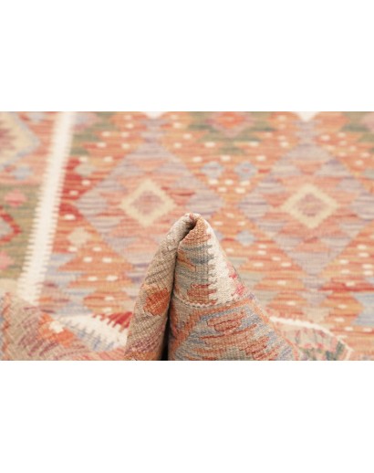 Tappeto Kilim Afghanistan marrone 111x198