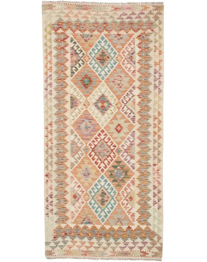 Tappeto Kilim Afghanistan marrone 94x201