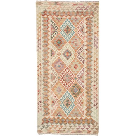 Tappeto Kilim Afghanistan marrone 94x201