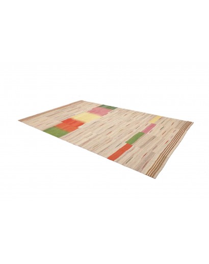 Tappeto Kilim Persia beige azzurro 207x324