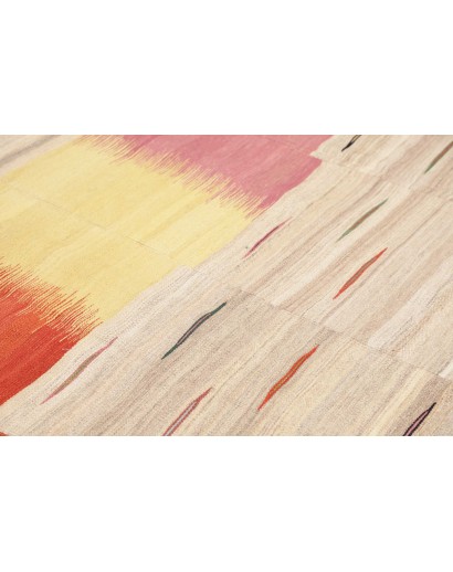 Tappeto Kilim Persia beige azzurro 207x324