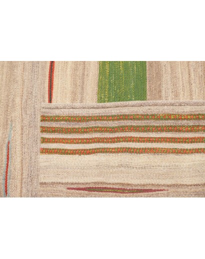Tappeto Kilim Persia beige azzurro 207x324