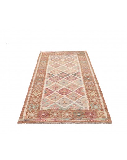 Tappeto Kilim Afghanistan marrone beige 102x193