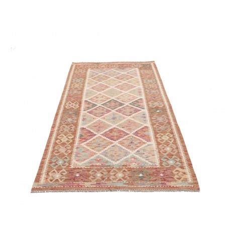 Tappeto Kilim Afghanistan marrone beige 102x193