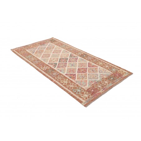Tappeto Kilim Afghanistan marrone beige 102x193