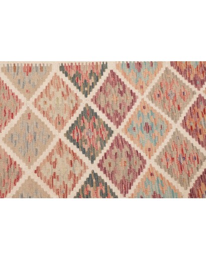 Tappeto Kilim Afghanistan marrone beige 102x193