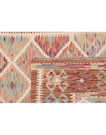 Tappeto Kilim Afghanistan marrone beige 102x193