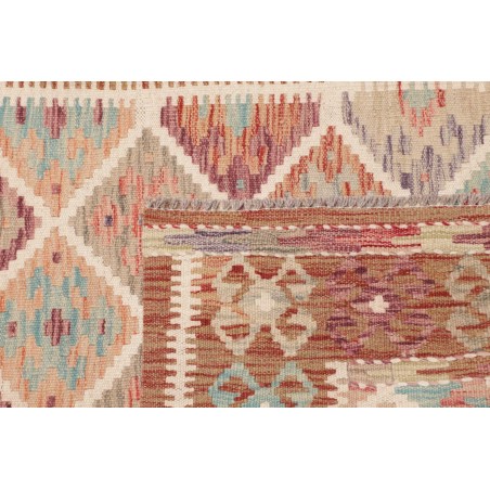 Tappeto Kilim Afghanistan marrone beige 102x193