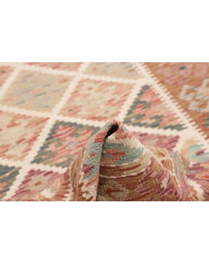 Tappeto Kilim Afghanistan marrone beige 102x193