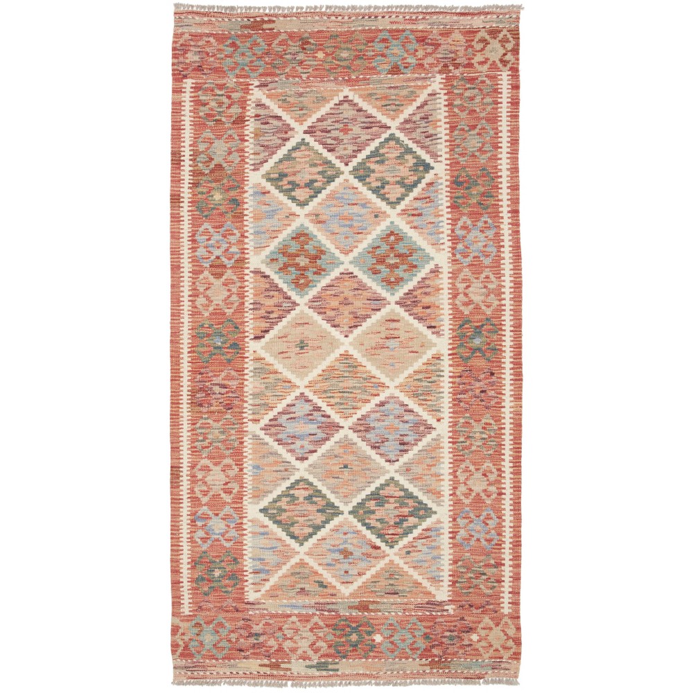 Tappeto Kilim Afghanistan marrone 101x196