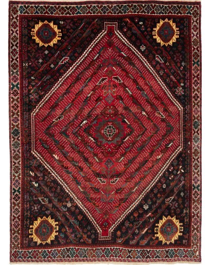 Tappeto Shiraz Persia grigio marrone 177x240