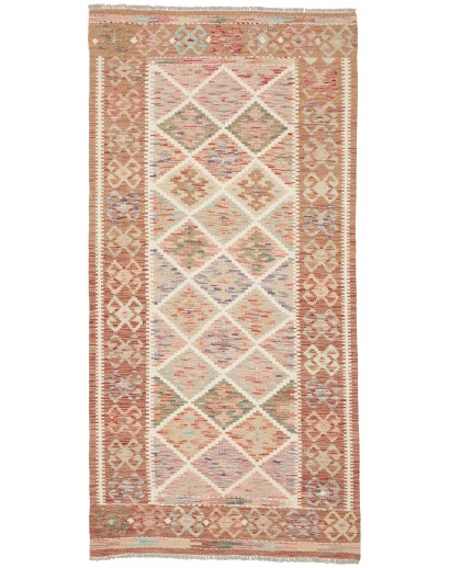 Tappeto Kilim Afghanistan marrone 100x202
