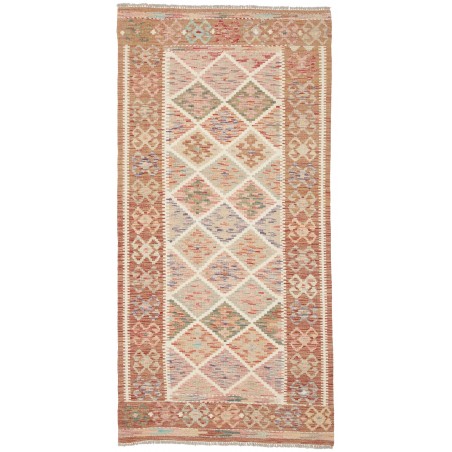 Tappeto Kilim Afghanistan marrone 100x202