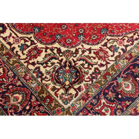Tappeto Tabriz Persia marrone giallo 200x293