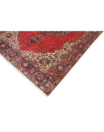 Tappeto Tabriz Persia marrone giallo 200x293