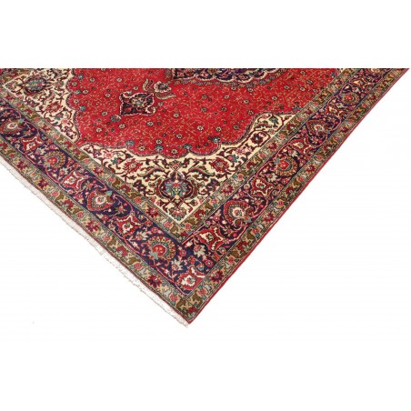 Tappeto Tabriz Persia marrone giallo 200x293