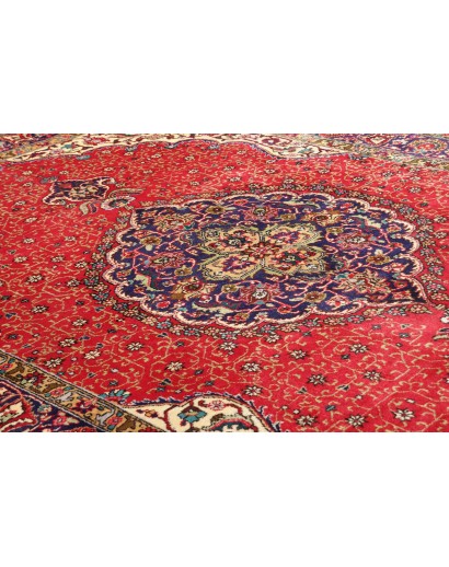 Tappeto Tabriz Persia marrone giallo 200x293