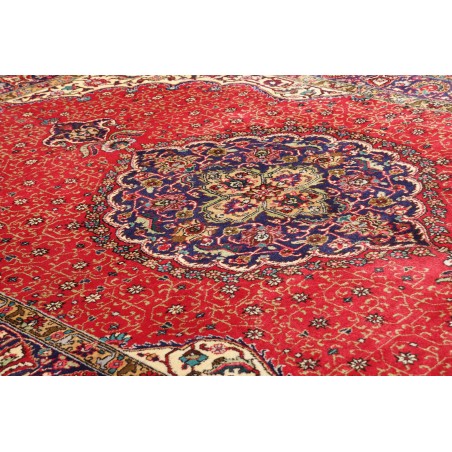 Tappeto Tabriz Persia marrone giallo 200x293