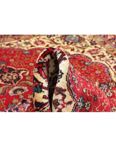 Tappeto Tabriz Persia marrone giallo 200x293