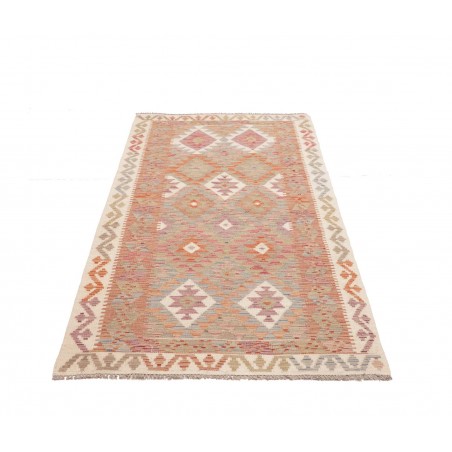 Tappeto Kilim Afghanistan marrone bianco 99x190