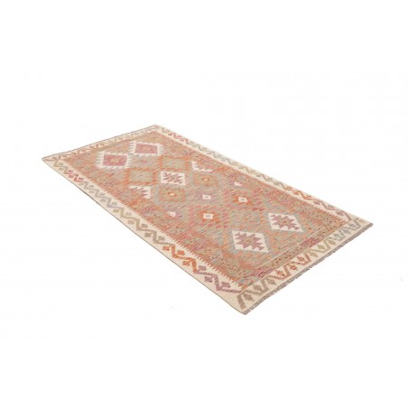 Tappeto Kilim Afghanistan marrone bianco 99x190