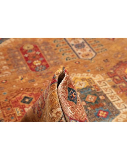 Tappeto Tribal Pakistan arancione marrone 200x293