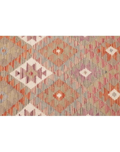 Tappeto Kilim Afghanistan marrone bianco 99x190