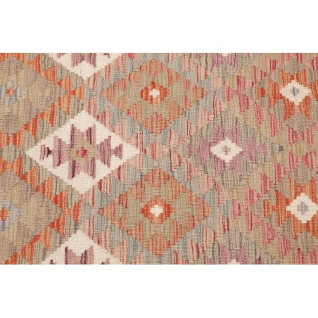 Tappeto Kilim Afghanistan marrone bianco 99x190