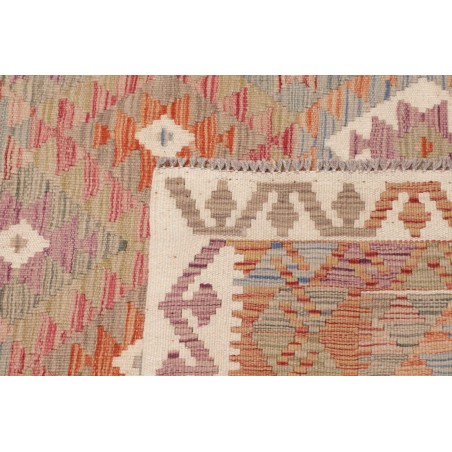 Tappeto Kilim Afghanistan marrone bianco 99x190