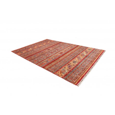 Tappeto Samarkand Pakistan rosso marrone 201x297
