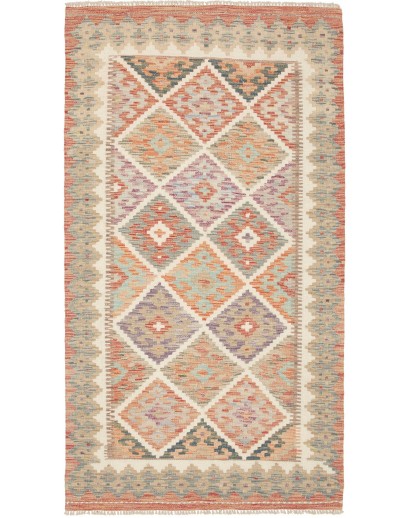 Tappeto Kilim Afghanistan marrone 102x188