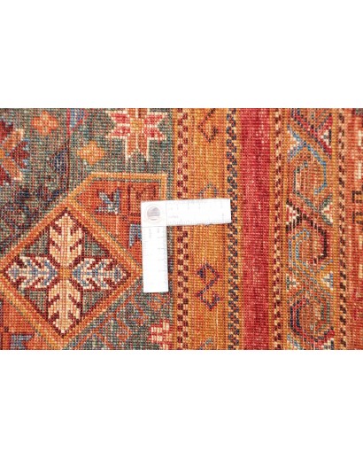 Tappeto Samarkand Pakistan rosso marrone 201x297