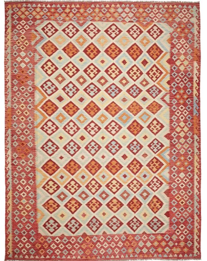 Tappeto Kilim Afghanistan marrone 270x350