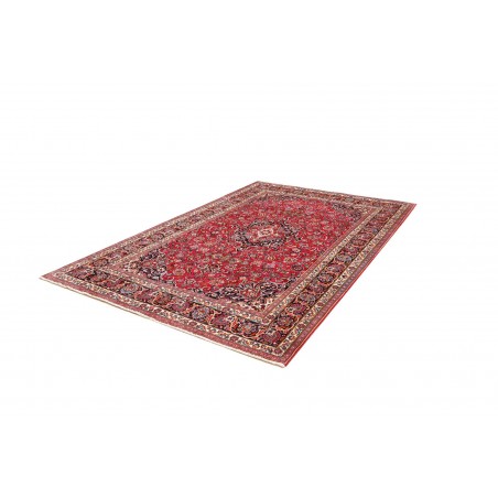 Tappeto Mashad Persia marrone bianco 193x289
