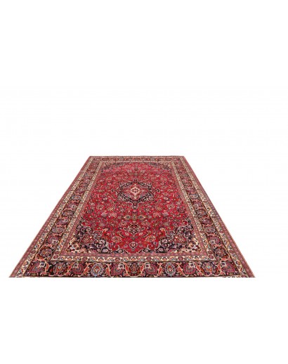 Tappeto Mashad Persia marrone bianco 193x289