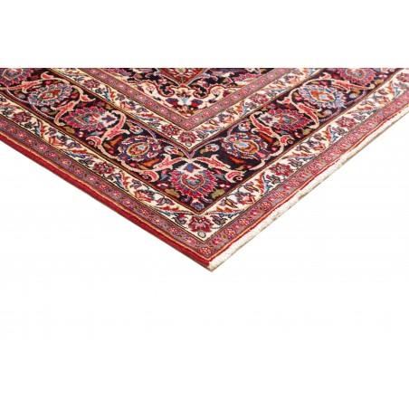 Tappeto Mashad Persia marrone bianco 193x289